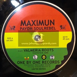 One By One Records-7"-Maximun / Payoh SoulRebel + Maximun Version / Baay Selectah