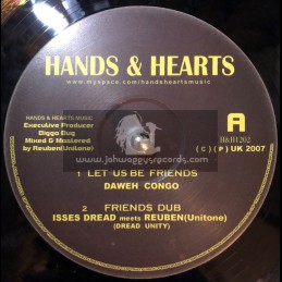 Hands & Hearts-12"-Let Us Be Friends / Daweh Congo