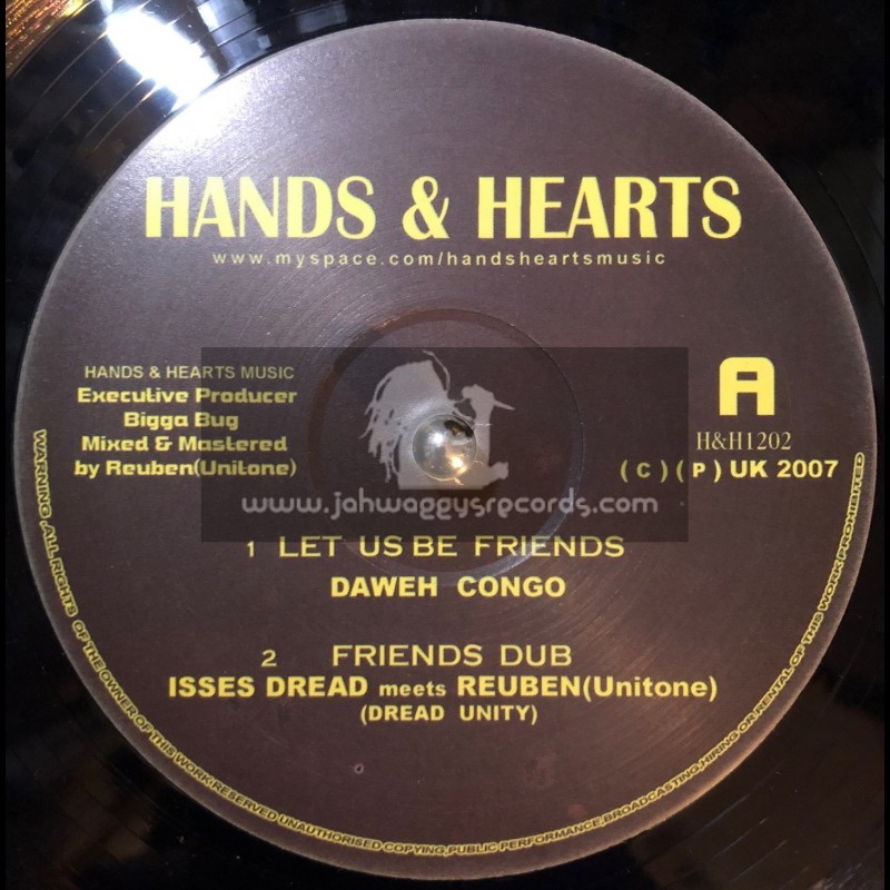 HANDS & HEARTS 12"(2007)LET US BE FREINDS/DAWEH CONGO