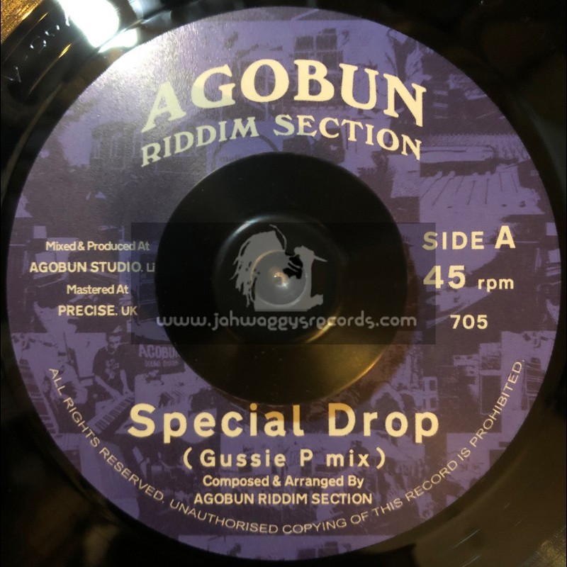 Agobun Riddim Section-7"-Special Drop /  Agobun Riddim Section (Gussie P mix)