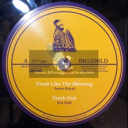 Black Redemption-12"-Fresh Like The Morning / Jesse Royal + Rastafari / Wellette Seyon