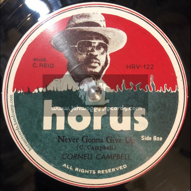 Horus Records-7"-Never Gonna Give Up / Cornell Campbell