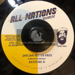 All Nations Records-7"-Jah Jah Set Us Free / Kulture D