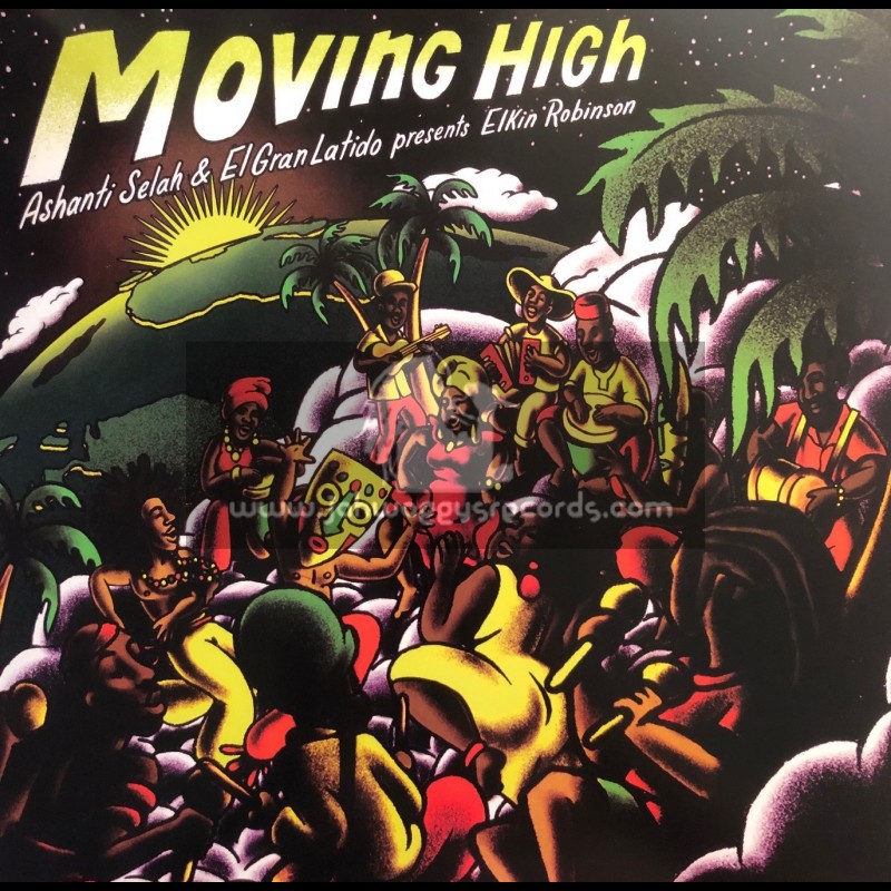 Ashanti Selah-12"- Moving High / Elkin Robinson, Ashanti Selah & Tom Spirals