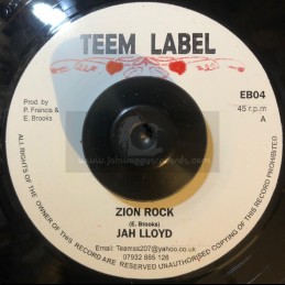 Teem Label-7"-Zion Rock / Jah Lloyd + Rebel Rock /  Don D Junior.