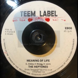 Teem Label-7"-Meaning Of Life / The Heptones