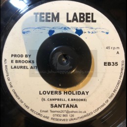 Teem Label-7"-Lovers Holiday / Santana + The Roll / RZee Jackson 