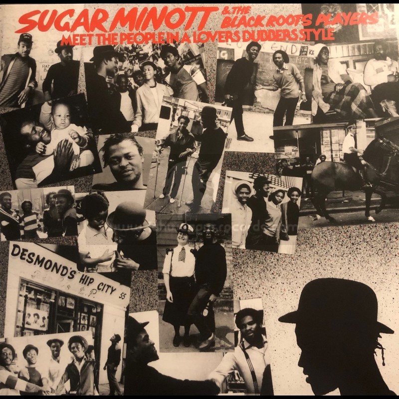 Black Roots-Lp-Sugar Minott & The Black Roots Players Meet The People In A Lovers Dubbers Style