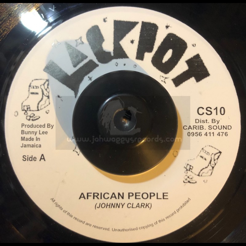 Jackpot-7"-African People / Johnny Clarke