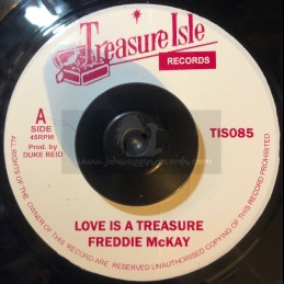 Treasure Isle-7"-Love Is A Treasure / Freddie McKay + I Cant Stand It / Alton Ellis