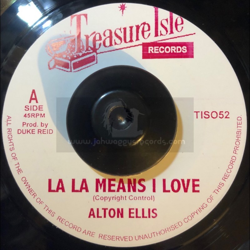 Treasure Isle-7"-La La Means I Love You / Alton Ellis + Passion Love / Melodians