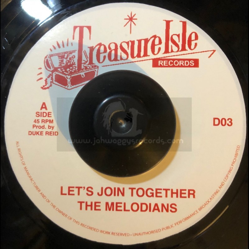 Treasure Isle-7"-Lets Join Together / The Melodians + Heart Of Man / The Techniques