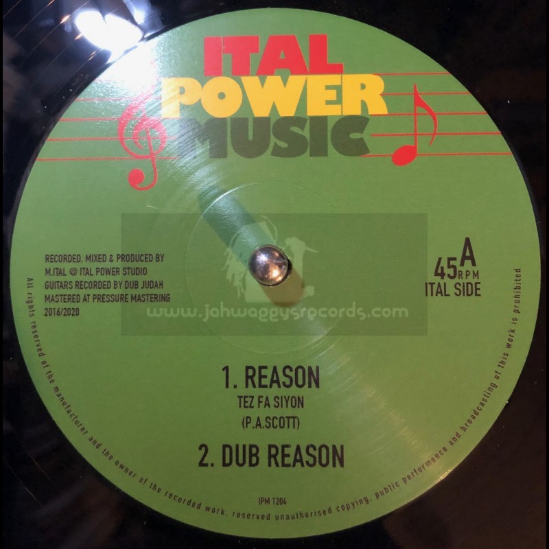 Ital Power Music-12"-Reason / Tes Fa Siyon + Sadhu Tribe / M.Ital