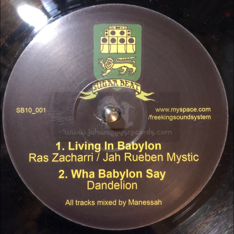 Sugar Beat-10"-Living In Babylon / Ras Zacharri & Jah Reuben Mystic