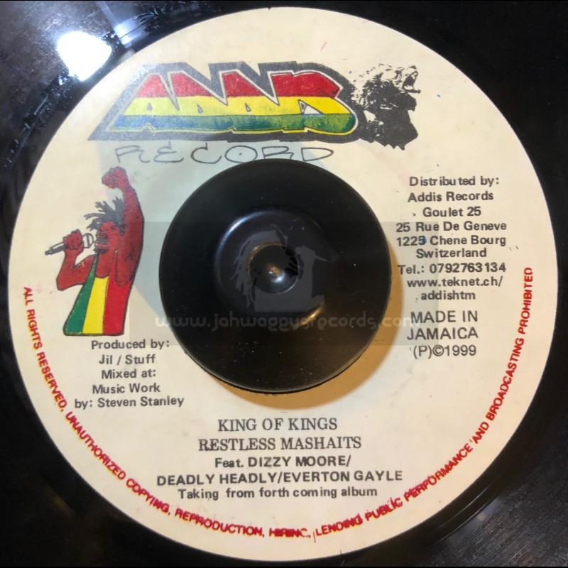Addis Records-7"-King Of Kings / Restless Mashaits