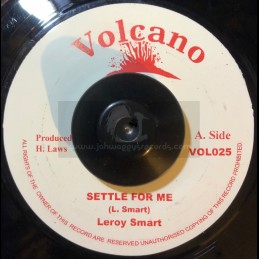 Volcano-7"-Settle For Me / Leroy Smart