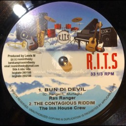 R.I.T.S-7"-Bun Di Devil / Ras Ranger + Solomon / A J Franklin + Hip Hip Hooray / Winston Reedy