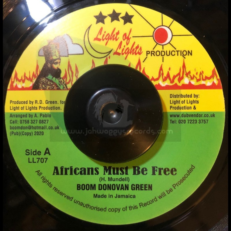 Light Of Lights-7"-Africans Must Be Free / Boom Donovan 