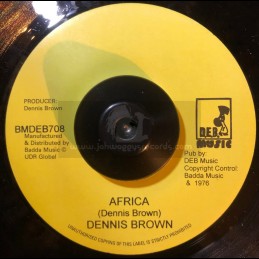 D.E.B. Music-7"-Africa / Dennis Brown + Magic At Night / Junior Delgado 