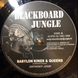 BLACKBOARD JUNGLE 12"-BABYLON KINGS & QUEENS/ANTHONY JOHN-KINGS BLOW/SAND-I