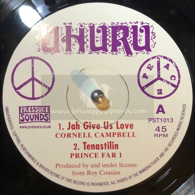 Uhuru-10"-Jah Give Us Love / Cornell Campbell + Tenastelin / Prince Fari + Air Is Polluted / Charlie Chaplin
