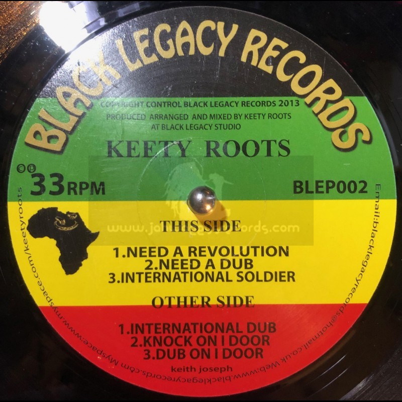 Black Legacy Records-Ep-Need A Revolution+International Soldier+Knock On I Door/Keety Roots