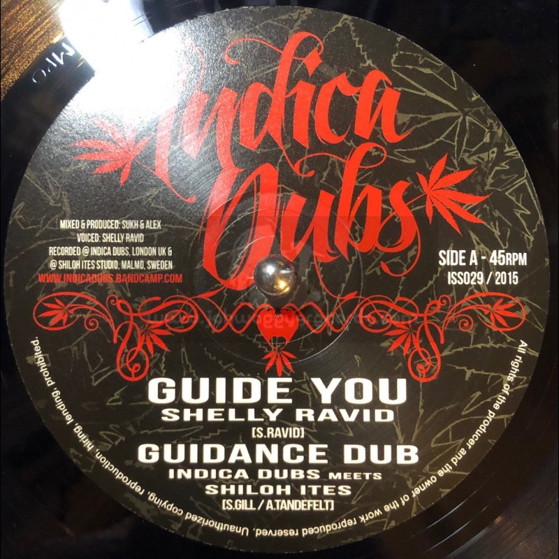 Indica Dubs-10"-Guide You / Shelly Ravid - Indica Dubs Meets Shiloh Ites