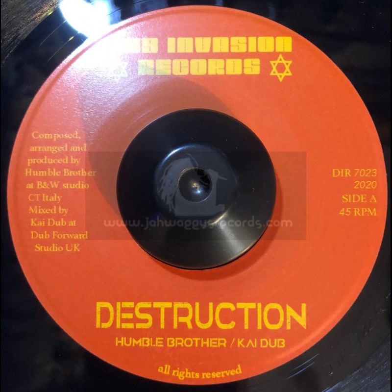 Dub Invasion-7"-Destruction / Humble Brother & Kai Dub