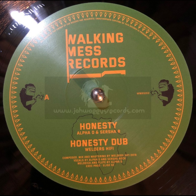 Walking Mess Records-12"-Honesty / Alpha D & Sersha R 
