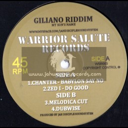 Warrior Salute Records-10"-Babylon Say So / Chanter + Do Good / Zed I