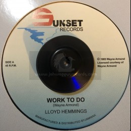 Sunset Records-7"-Work To...