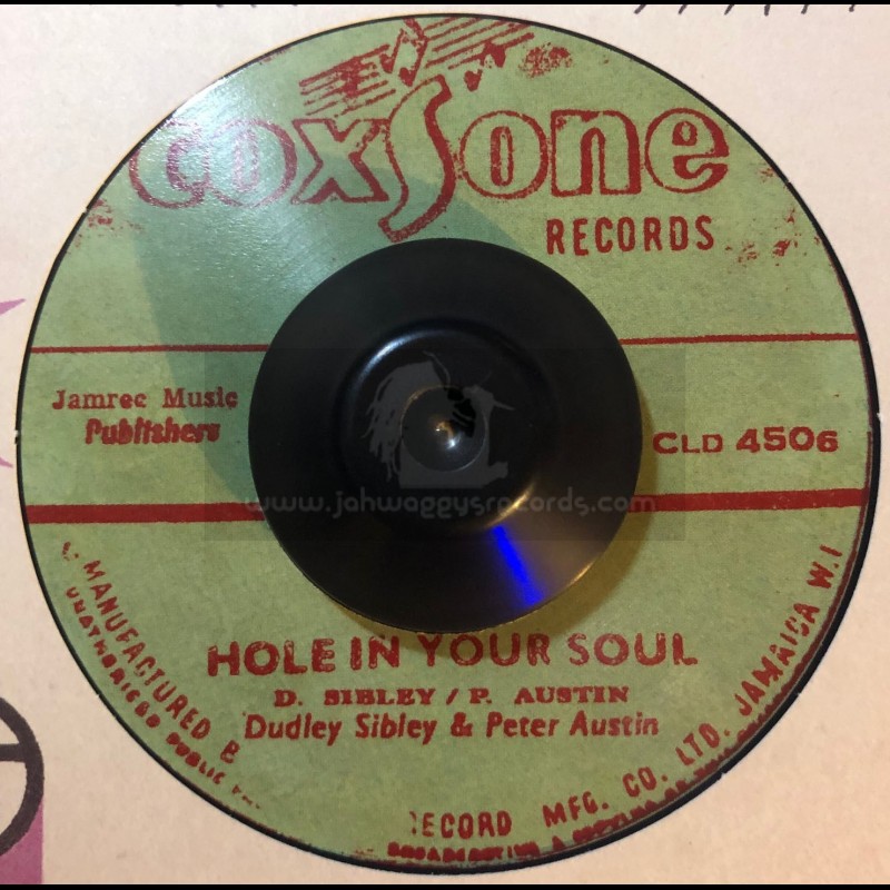 Coxsonne Records-7"-Hole In Your Sole / Dudley Sibley & Peter Austin + Timo Oh / Mr. Foundation