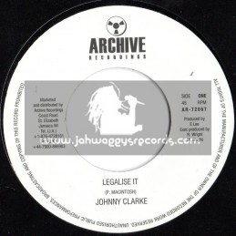 Archive Recordings-7"-Legalise It / Johnny Clarke