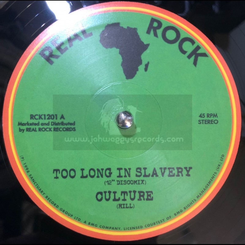 Real Rock-12"-Too Long In The Slavery / Culture + Mind Who You Beg For Help / Culture