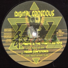 Digital Concious-10"-Love Rastafari/Finote & The Trinity Sisters + Ital Missile/Riddim Conference(Japan)
