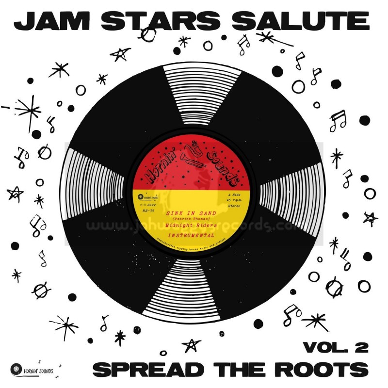 Hornin' Sounds-12"-Sink In Sand / Midnight Riders & Hornin' All Star