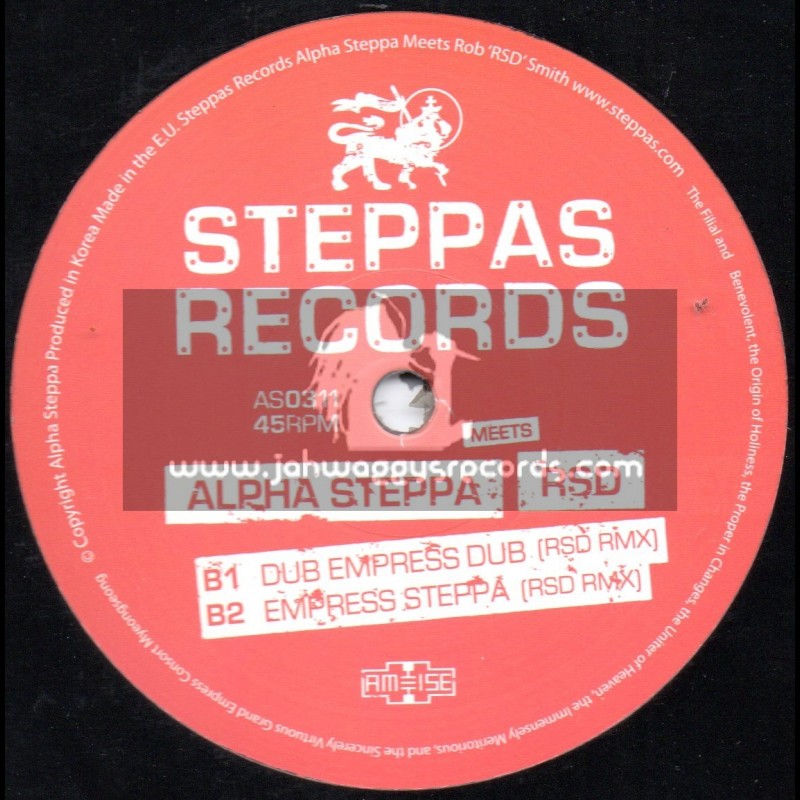 STEPPAS RECORDS-12"-ALPHA STEPPA MEETS RSD / DUB EMPRESS