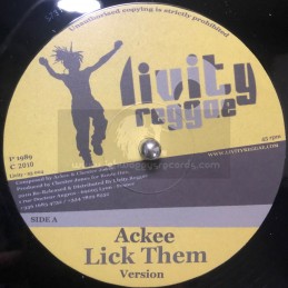 Livity Reggae-12"-Lick Them...