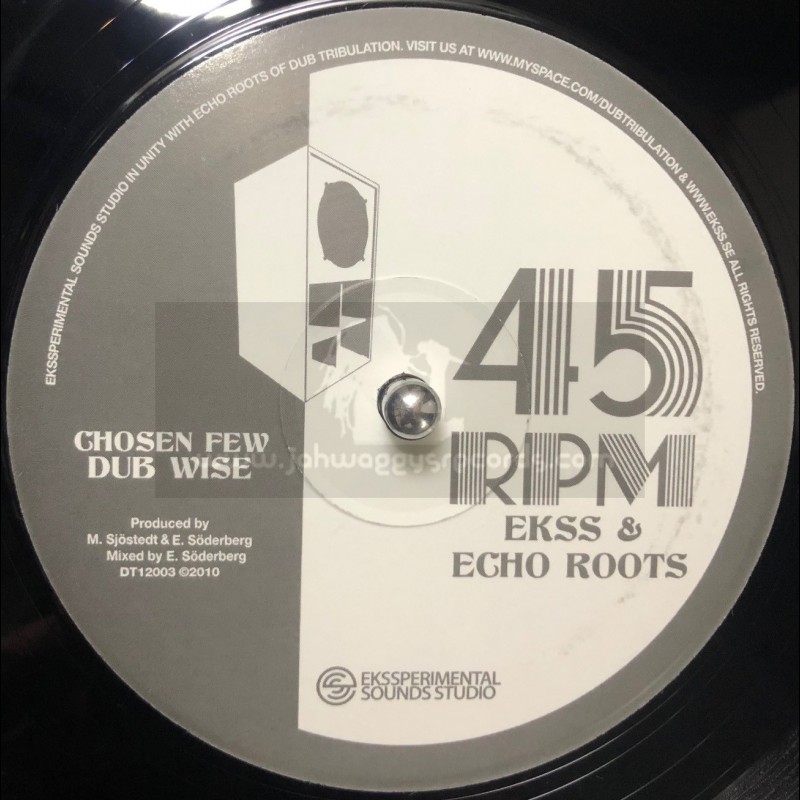 DUB TRIBULATION-12"-TAURAS DUB WISE + CHOSEN FEW DUB WISE / ECHO ROOTS & EKSS
