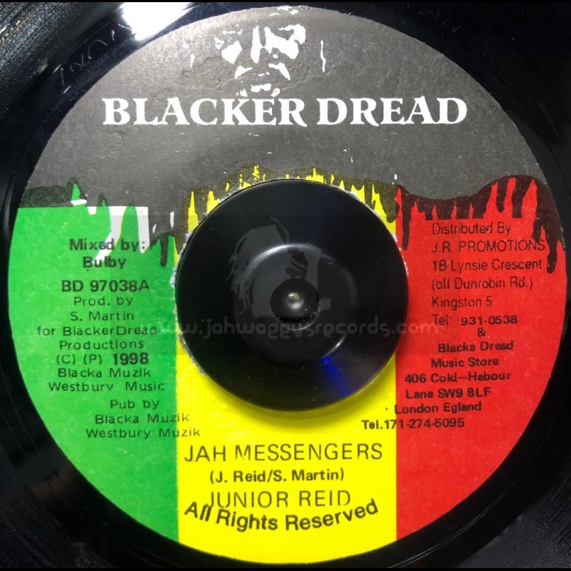 Blacker Dread-7"-Jah Messengers / Junior Reid