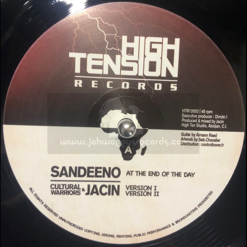 High Tension Records-12"-At The End Of The Day / Sandeeno (Jacin)