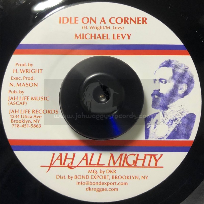 Jah All Mighty-7"-Idle On A Corner / Michael Levy