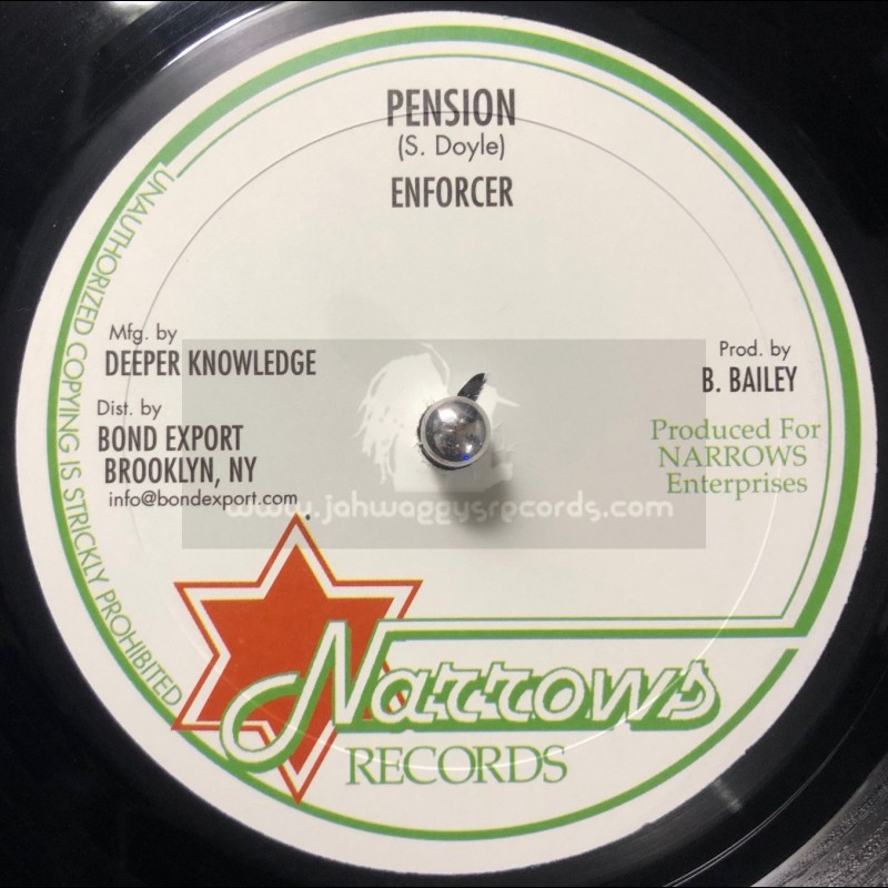Narrows Records-10"-Pension + Africa Way / Enforcer