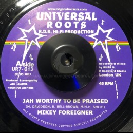 Universal Roots-7"-Jah is...