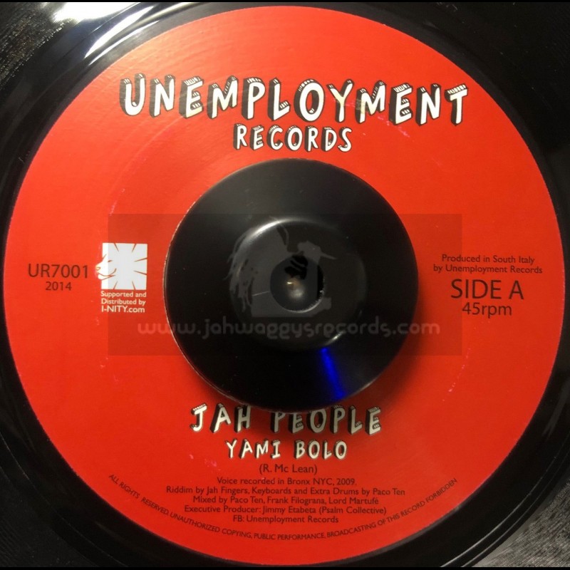 Unemployment Records-7"-Jah People / Yami Bolo