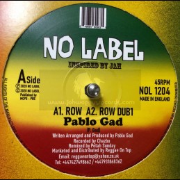 No Label-12"-Row / Pablo Gad