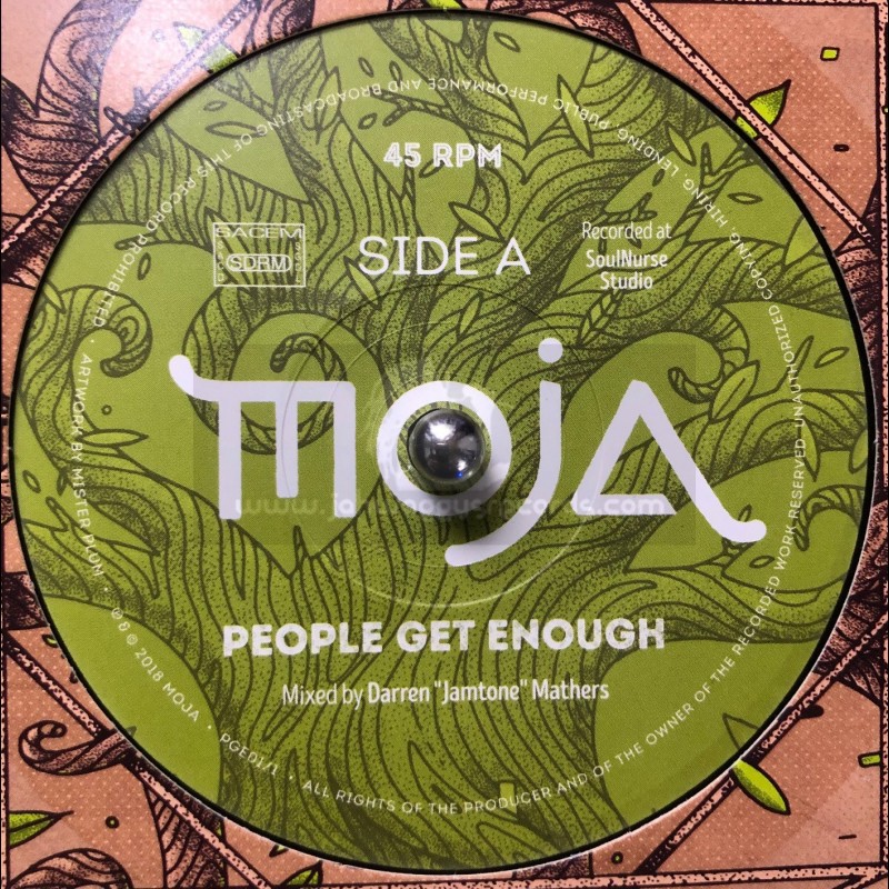 Moja-7"-People Get Enough / Moja