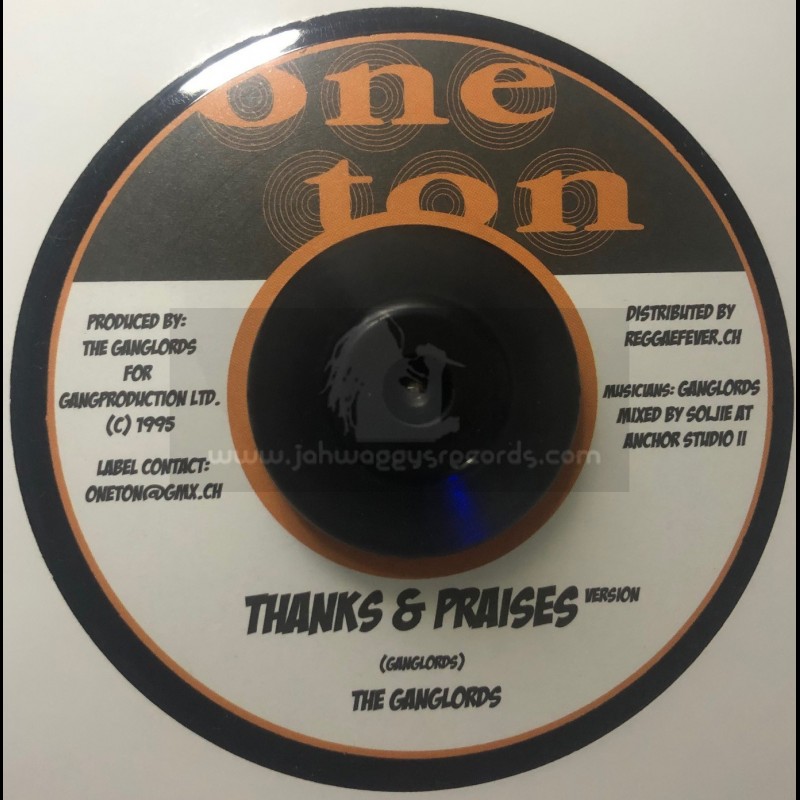 One Ton-7"-Thanks & Praises / Frankie Paul & The Ganglords 95 Remix