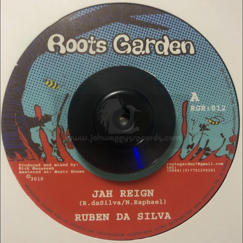 ROOTS GARDEN-7"-JAH REIGN / REBEN DA SILVA + MINUS 2 DEGREES / CATE FERRIS