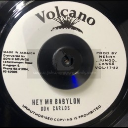 Volcano-7"-Hey Mr Babylon /...